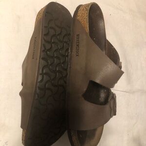 Birkenstock Men's Tan Leather Sandals